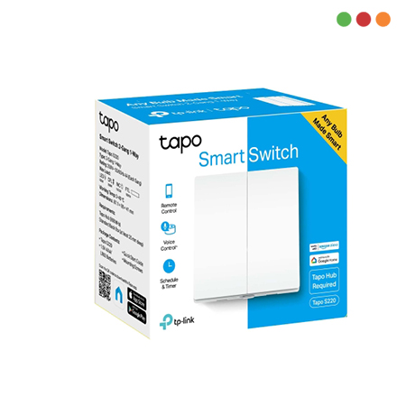 Smart Home | TAPO | Llave de Luz INTELIGENTE | 2 Teclas | WiFi | S220 - TP-LINK - Imagen 4
