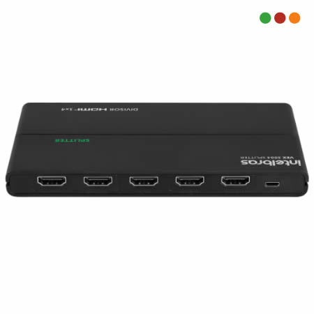Splitter HDMI 4 Puertos 4K / VEX 3004 SPLITTER - INTELBRAS - Imagen 2