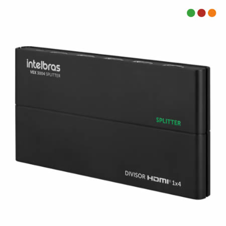 Splitter HDMI 4 Puertos 4K / VEX 3004 SPLITTER - INTELBRAS - Imagen 4