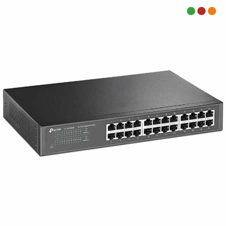 Switch 24p 10/100/1000 Escritorio + Rack | SG1024D | TP-LINK - Imagen 2