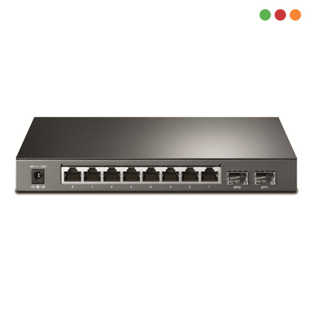 Switch PoE 10p 10/100/1000 - 8P x PoE | 2 x SFP | T1500G10PS (SG2210p) |TP-LINK - Imagen 3