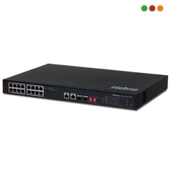 Switch PoE 16p 10/100 | 16p | SF 1822 HI-PoE | 2P Giga 2P SFP | Intelbras