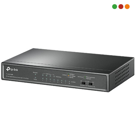 Switch PoE 8p 100/1000 | Gigabit | 4p PoE+ | SG1008P | TP-LINK - Imagen 2
