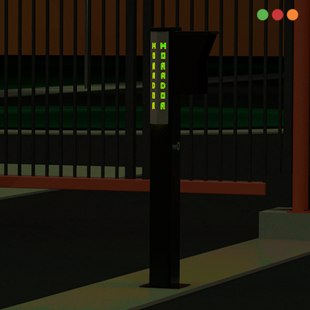 TOTEM CLASSIC G Peatonal | 1,70m | A. 30cm | VERDE | 4170-G | 0467 - PROTECTM - Imagen 4