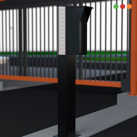 TOTEM CLASSIC P Vehicular | 1,35m | A. 15cm | VERDE | 4135-P | 9490 - PROTECTM - Imagen 4