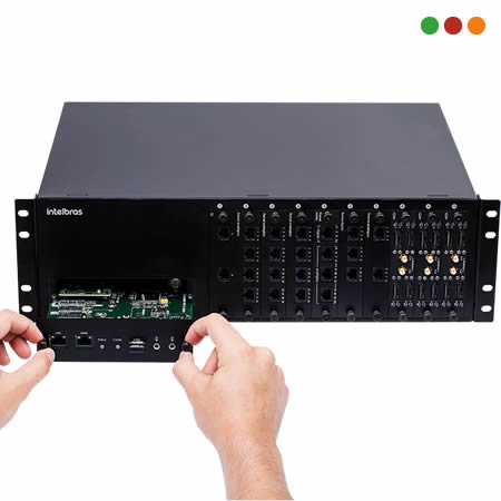 Telefonia IP | Central IP UNNITI 3000 ES - RACKEABLE 3U | INTELBRAS - Imagen 4