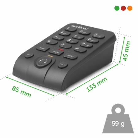 Telefonia | Call | Telefono BDI 10 (Base discadora RJ11) - Auri RJ9 / Intelbras - Imagen 3