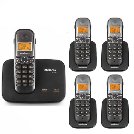 Telefonia | Telefono Inal. TS 5150 Negro 2 LINEAS / Intelbras - Imagen 3