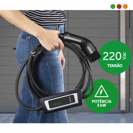 WALLBOX - Cargador Portatil | 3kW MINI | Conector Tipo 2 | CVE 3000P - INTELBRAS - Imagen 4
