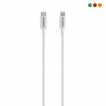 iPhone - Cable USB C a Lightning 1,2 Mts Original / PVC - EUCL 12PB | INTELBRAS