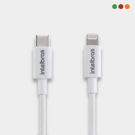 iPhone - Cable USB C a Lightning 1,2 Mts Original / PVC - EUCL 12PB | INTELBRAS - Imagen 3