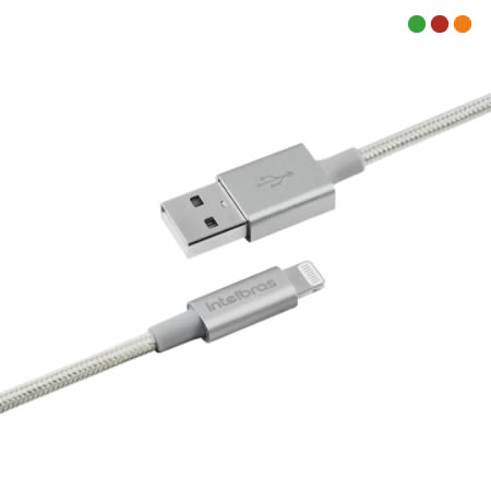 iPhone - Cable USB Lightning 1,5 Mts Original / NYLON - EUAL 15NB | INTELBRAS