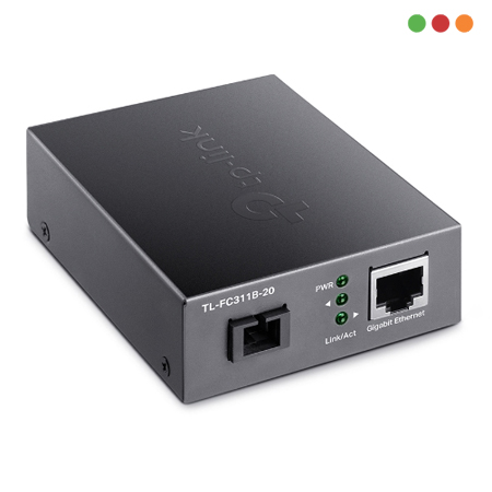 zzFIBRA - Conversor Midia GIGA WDM Monoimodo 20 KM | FC311B-20 | TP-LINK - Imagen 2