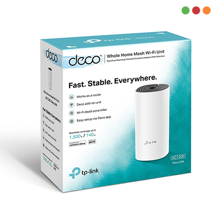 zzRed Inal - Deco M4 Mesh Dual Band 5 | AC1200 | Pack x1 |TP-LINK - Imagen 4