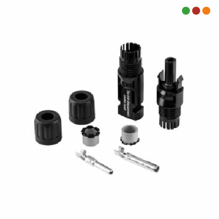 zzSOLAR - Conector P/Cable MC4 Par FM/MC 1Via 1,5kV 45A - INTELBRAS - Imagen 3