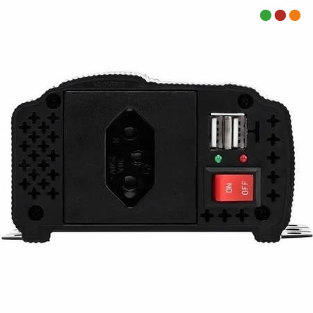 zzSOLAR - Inversor de Tension Modificada 650w 12v p/220 VAC | IMD 652 - INTELB - Imagen 3