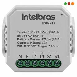 zzSmart Home | Controlador SMART WiFi | 1 Interruptor | EWS 211 IZY - Intelbras