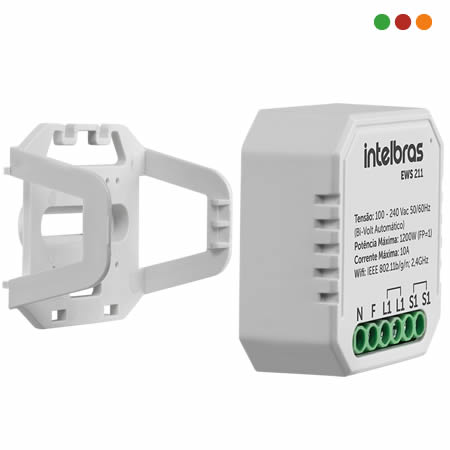 zzSmart Home | Controlador SMART WiFi | 1 Interruptor | EWS 211 IZY - Intelbras - Imagen 3