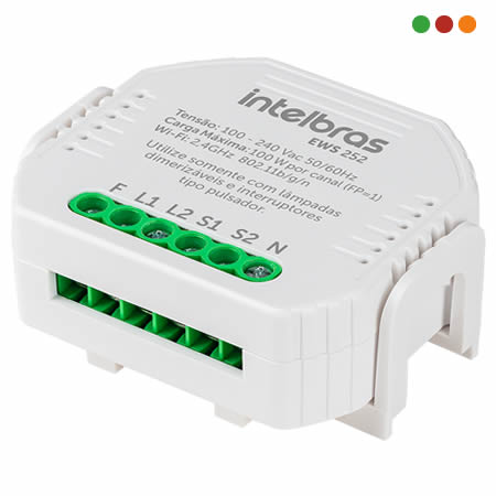 zzSmart Home | Controlador SMART WiFi | DIMMERIZABLE | EWS 252 IZY - Intelbras