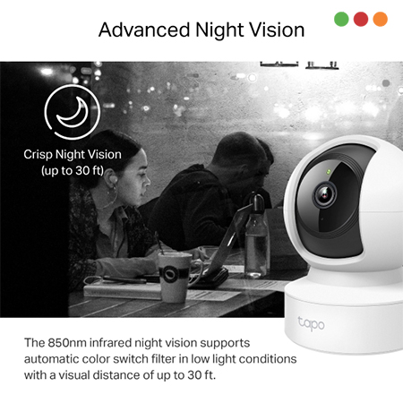 zzSmart Home | TAPO | Camara | 2K 3MP PTZ | Slot SD | Audio | C212 HD - TP-LINK - Imagen 3