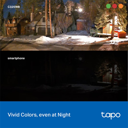zzSmart Home | TAPO | Camara | 2 K MP Bullet F. Color | AI | C325WB - TP-LINK - Imagen 3