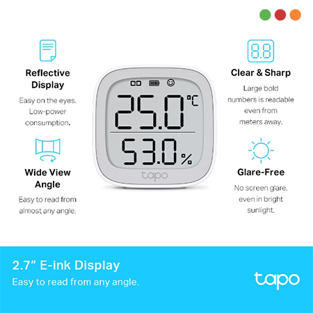 zzSmart Home | TAPO | Sensor de Temperatura y Humedad | T315 | TP-LINK - Imagen 2