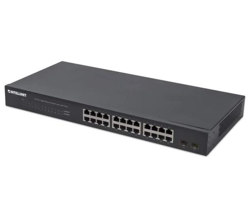 zzSwitch 24p 10/100/1000 Rackeable 2 x SFP | Intellinet