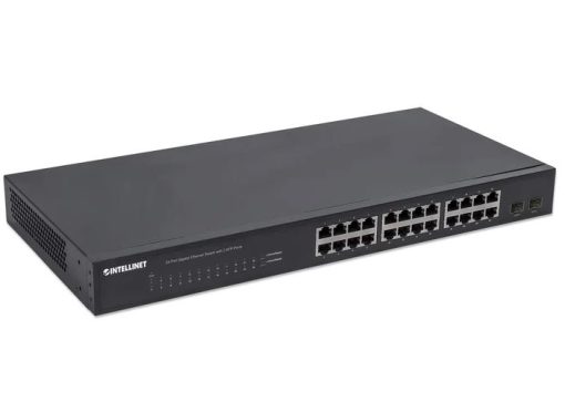 zzSwitch 24p 10/100/1000 Rackeable 2 x SFP | Intellinet - Imagen 3