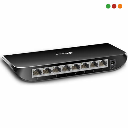 zzSwitch 8p 10/100/1000 TL-SG1008D TP-LINK - Imagen 3