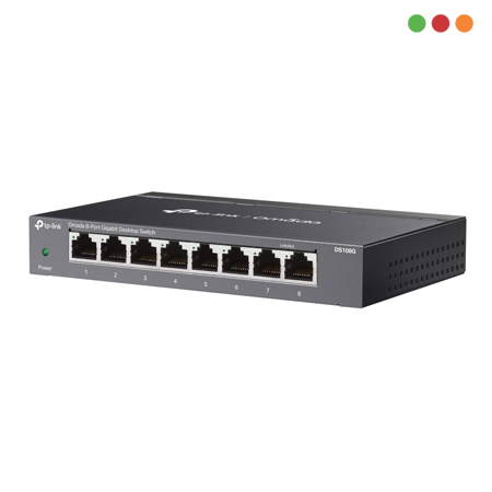 zzSwitch 8p 10/100/1000 | 8 x P. Giga | METAL | Omada |TL-DS108G | TP-LINK - Imagen 3