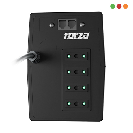 zzUPS 500 VA | 250 W | 220v | NT-512C | Forza - Imagen 3
