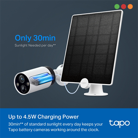 zzart Home | TAPO | Panel Solar 4,5w p/C425, C420 y C400 | IP65 | A200 - TP-LINK - Imagen 3